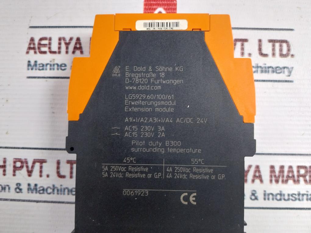 E. Dold & Sohne LG5929.60/100/61 Extension Module 24VAC/DC