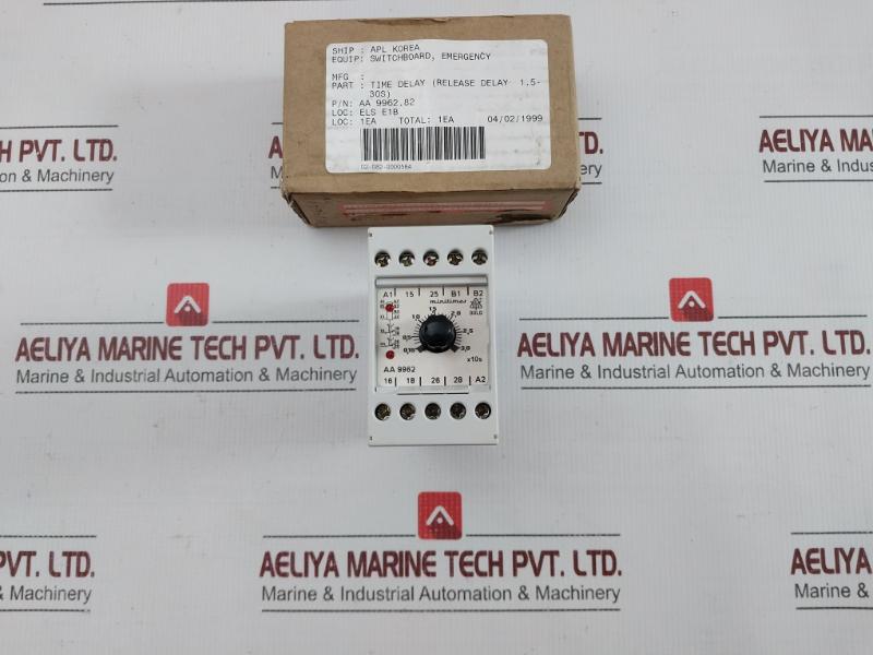 E. Dold & Sohne Off-delay Time Relay 230Vac 1.5-30Sec Part No Aa 9962.82