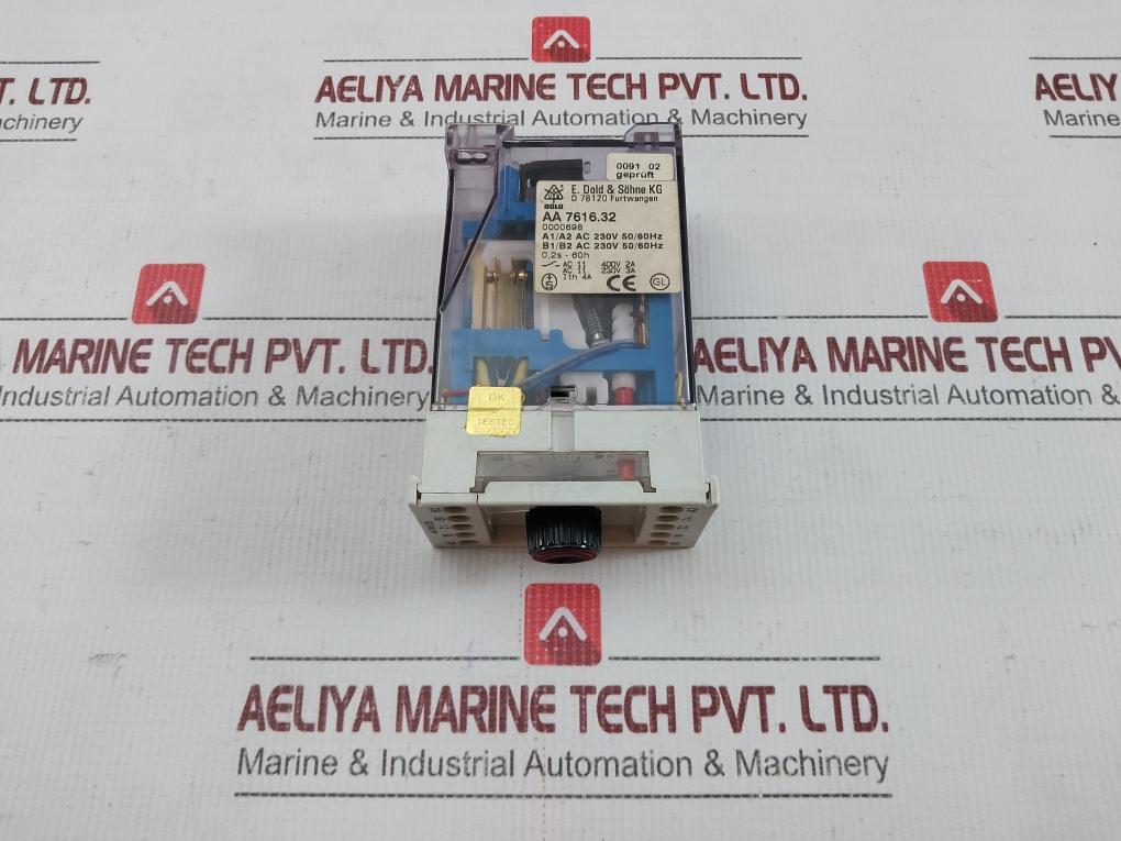 E. Dold & Sohne On-delay Timer 0,2S-60H Part No: Aa 7616.32