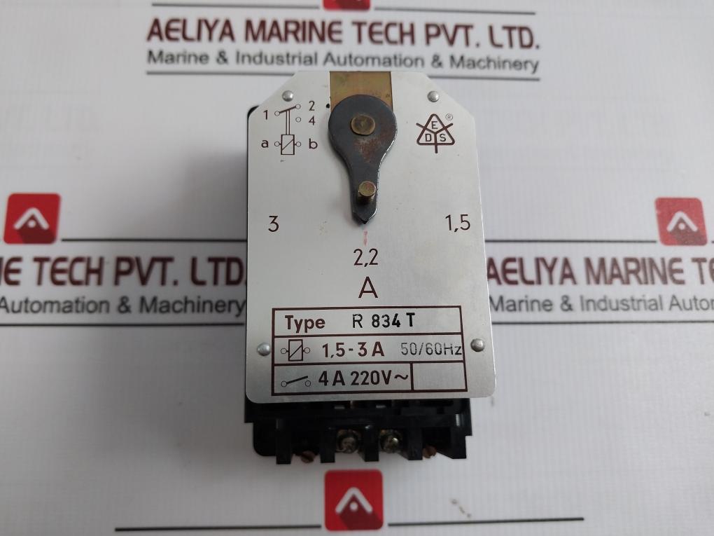 E.Dold & Sohne R 834 T Current Relay 50/60Hz 4A 220V