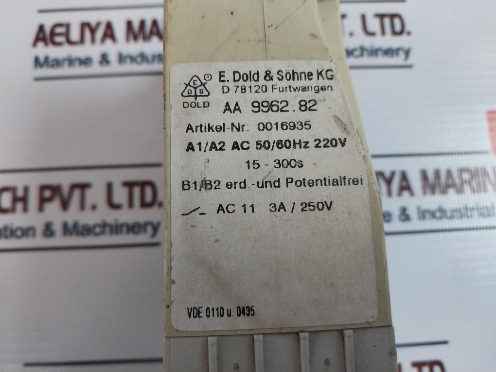 E.Dold & Sohne Aa 9962.82 Minitimer Relay 0016935