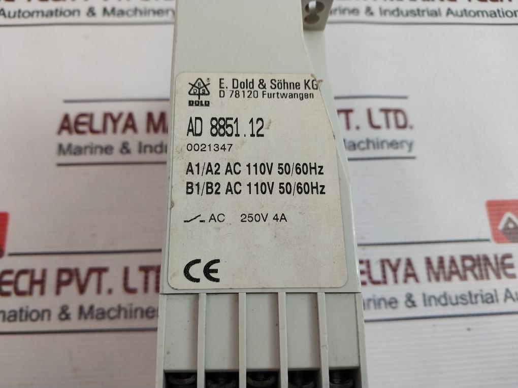 E.Dold & Sohne Ad 8851.12 Latching Relay 110V 50/60Hz 4A