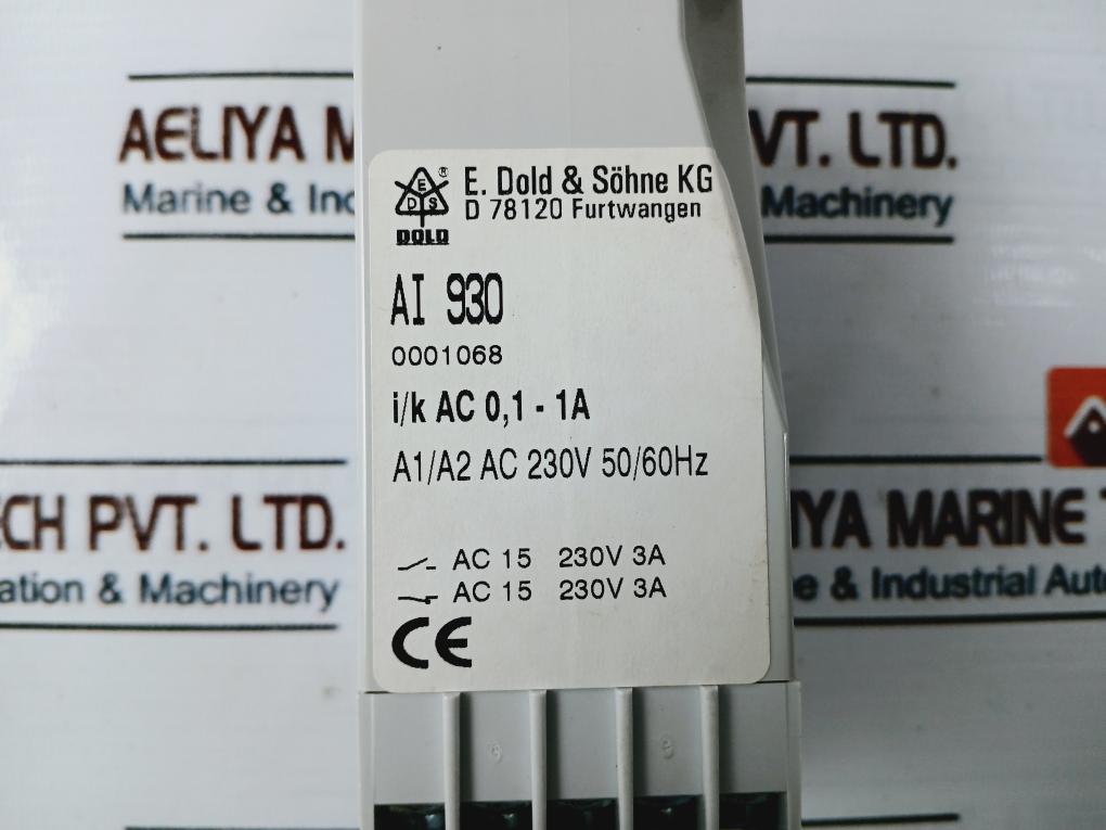 E.Dold & Sohne Ai 930 Varimeter Power Relay A1/A2 Ac 230V 50/60Hz