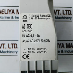 E.Dold & Sohne Ai 930 Varimeter Power Relay A1/A2 Ac 230V 50/60Hz