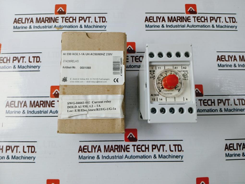 E.Dold & Sohne Ai 930 Varimeter Power Relay A1/A2 Ac 230V 50/60Hz