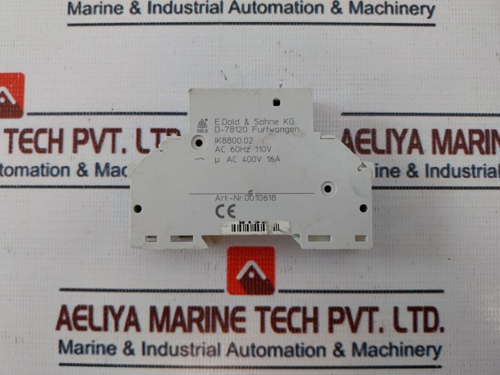 E.Dold & Sohne Ik8800.02 Latch Power Relay 0010618 Ac 60Hz 110V