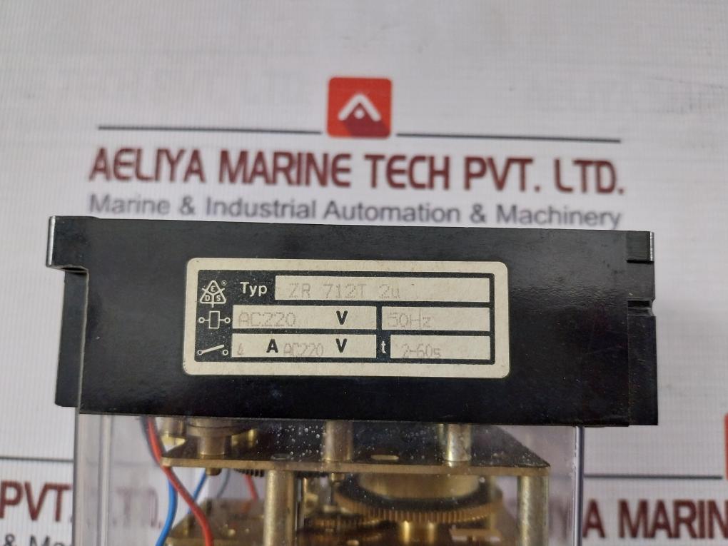 E. Dold & Sohne Zr 712T 2U Time Relay Ac220V 50Hz 4A 2-60S, 10-60 Sec