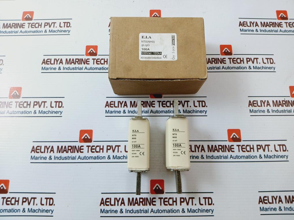 E.I.A. Nt0/ Nh0 Fuse Link Gl/Gg 100A 500V~120Ka