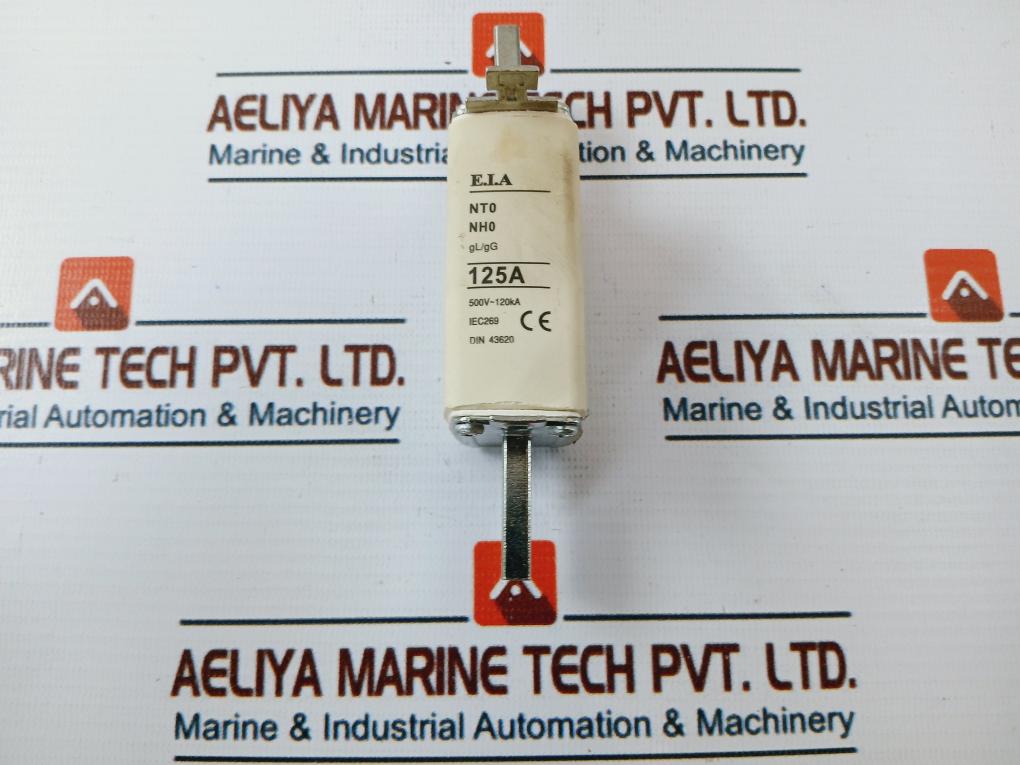 E.I.A. Nt0 / Nh0 Fuse Link Gl/Gg 125A 500V~120Ka