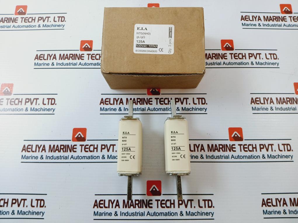 E.I.A Nt0/ Nh0 Fuse Link 125A 500V~120Ka