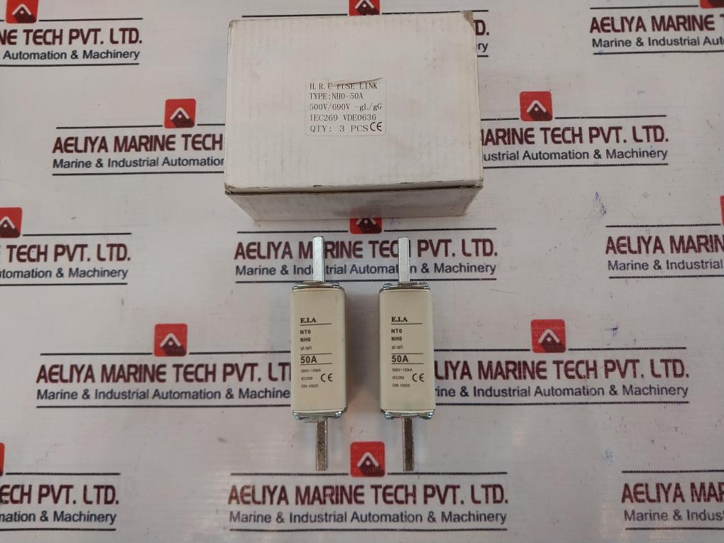 E.I.A Nt0 Nh0 Fuse Link 50A 500V~ 120Ka