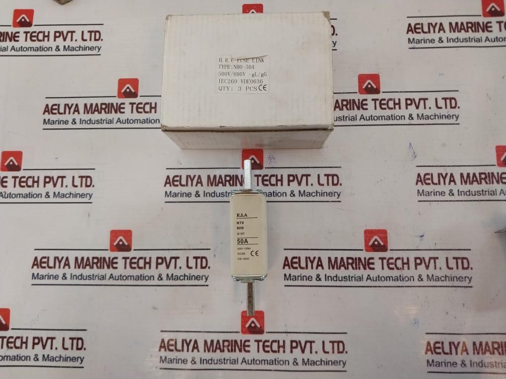 E.I.A Nt0 Nh0 Fuse Link 50A 500V~ 120Ka