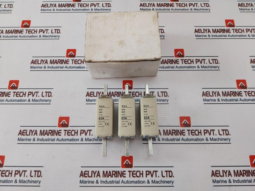 E.I.A Nt0 Nh0 Fuse Link Gl/Gg 63A 500V~120Ka