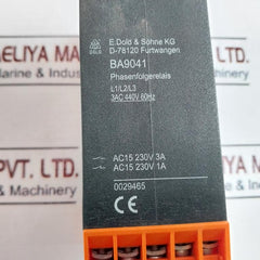 E.dold & Sohne Kg Ba9041 Phase Followor Relay