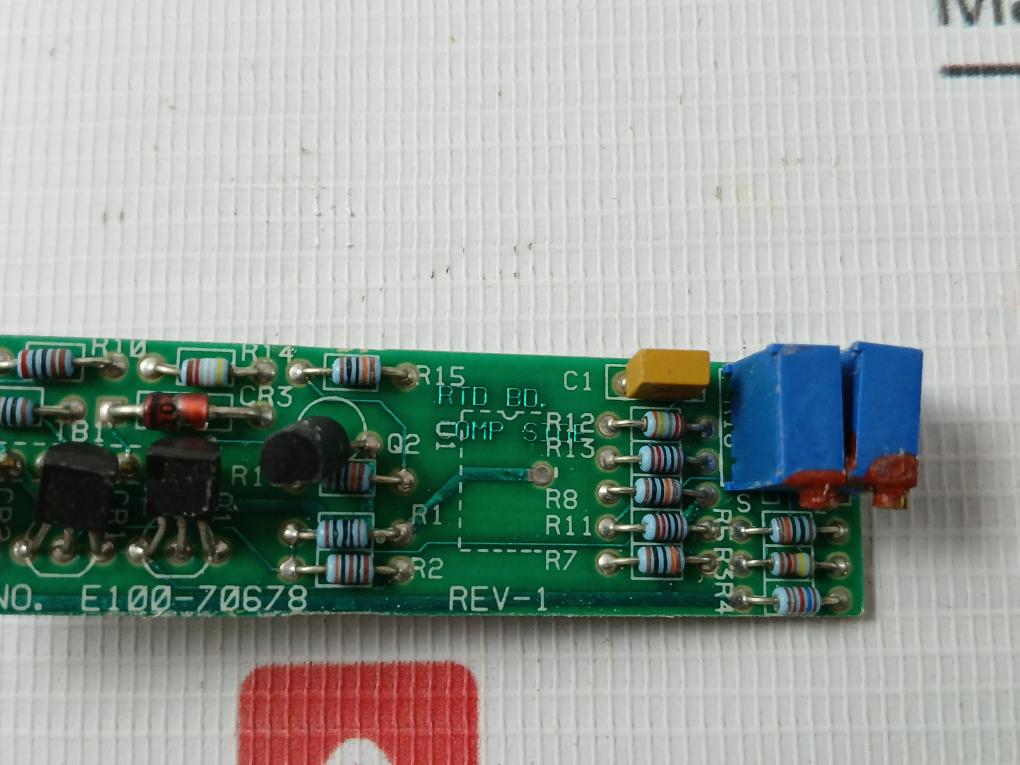 E100-70678 Rev-1 0-200C Printed Circuit Board Unit