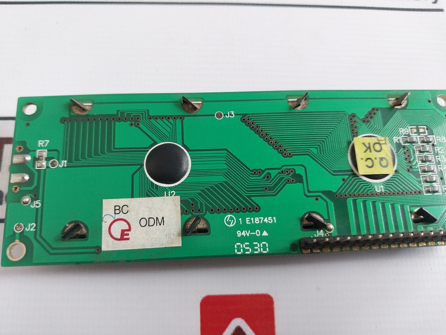 E187451 LCD Display PCB Board 94V-0