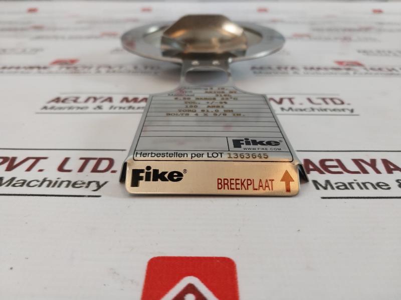 Fike Axius Bt Rupture Disc Pressure Relief Solutions Bd323567