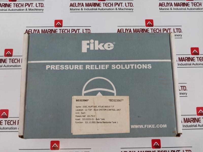 Fike Axius Bt Rupture Disc Pressure Relief Solutions Bd323567
