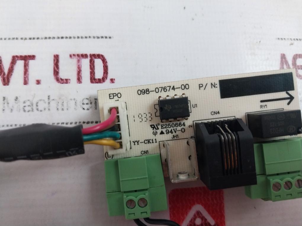 E250664 Yy-ck11 Interface Module/Connection Board 098-07674-00