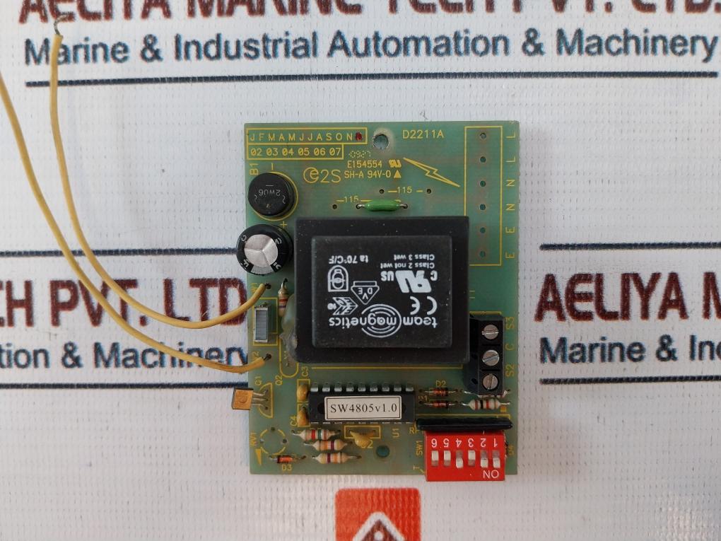 E2S D2211A Printed Circuit Board E154554
