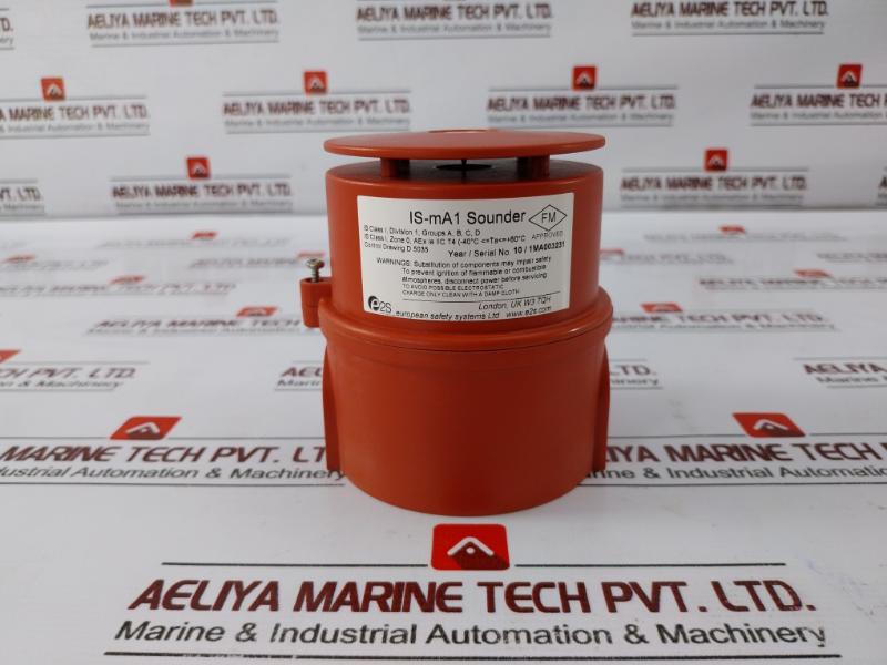 E2S Is-ma1 Is-minialarm Sounder 0786-cpd-20338 Sira 05Atex2084X Is-ma1-r En54-3