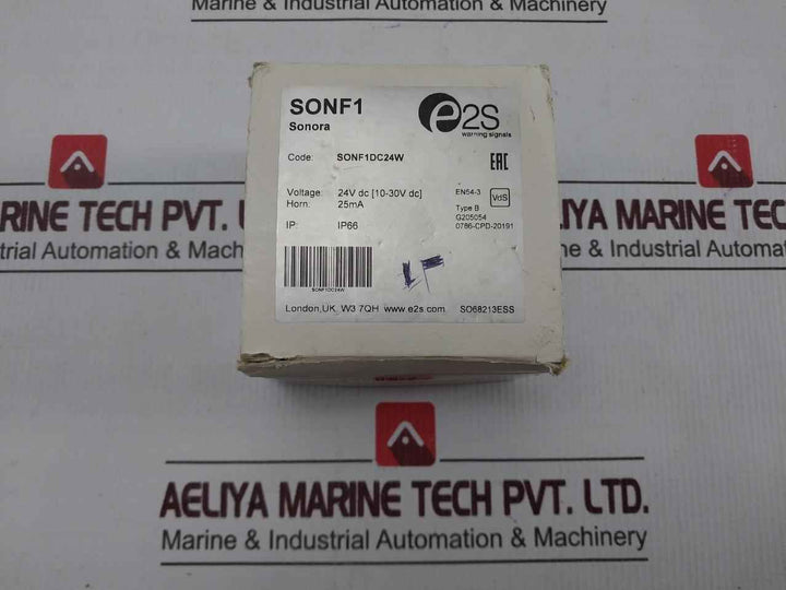 E2S Sonf1Dc24W Alarm Horn Sounder 25Ma 10-30V Dc Sonora 10-tone Ip66