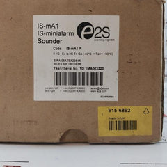 E2s Is-ma1 Is-minialarm Sounder 0786-cpd-20338 Sira 05atex2084x Is-ma1-r