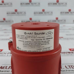 E2s Is-ma1 Is-minialarm Sounder 0786-cpd-20338 Sira 05atex2084x Is-ma1-r