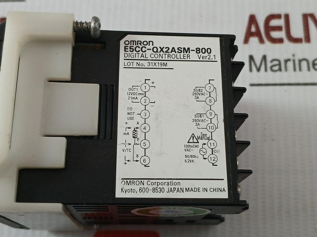 E5Cc-qx2Asm-800 Digital Controller 100 To 240Vac-50/60Hz Omron
