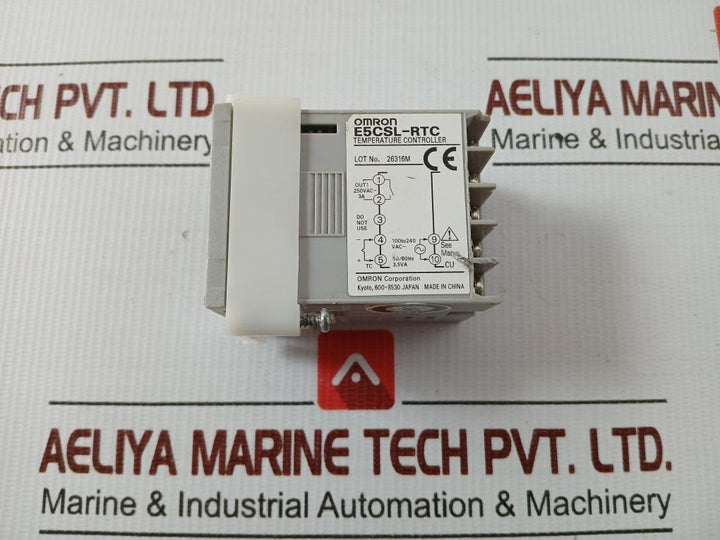 E5Csl-rtc Temperature Controller Omron 250Vac 50/60Hz