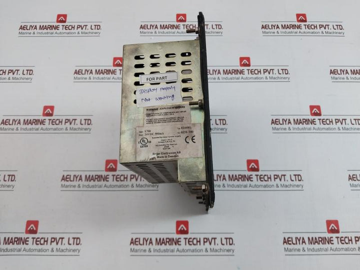 E700 Hmi Operator Panel Beijer 24Vdc 550Ma