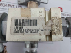 ECKEL 125158 Dump Valve Assy w/ Hoses & Cable KT20,000 SV1E-16-C-12T-24DU