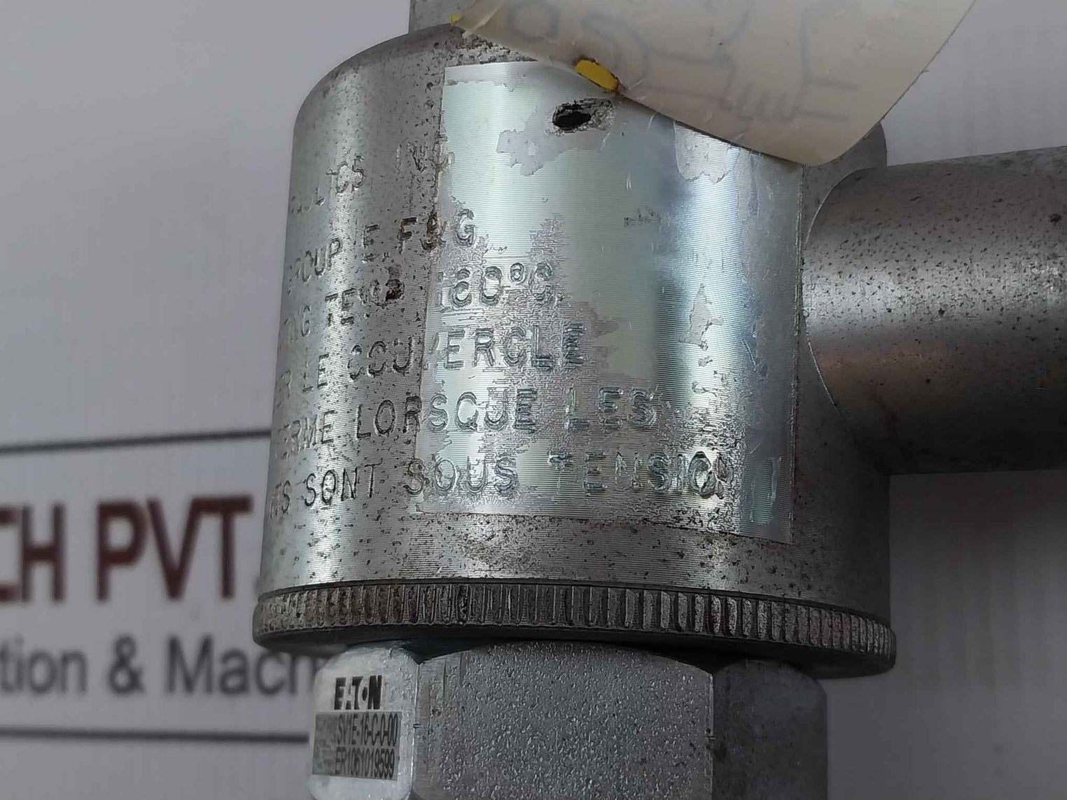 ECKEL 125158 Dump Valve Assy w/ Hoses & Cable KT20,000 SV1E-16-C-12T-24DU