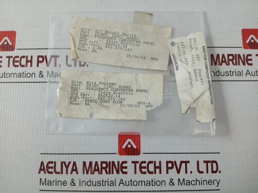 Ea0522-14-a Frequency Converter Panel Pcb Taiyo Electric