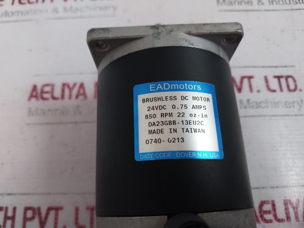 Ead Motors Da23gbb-13eu2c Brushless Dc Motor 24vdc,0.75 Amps
