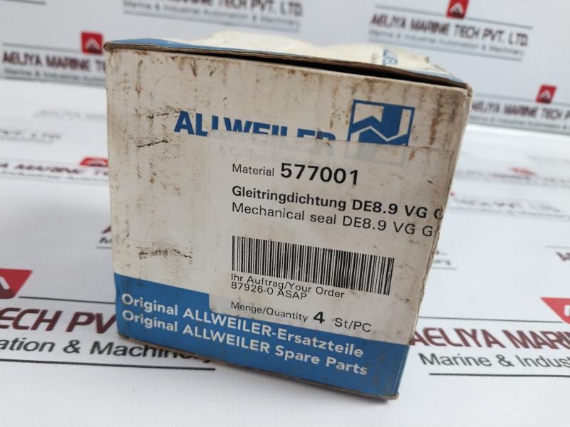 Eagle-burgmann/Allweiler 1.4571 Mechanical Seal Buka22-12/2915 480/60V, Ip 55
