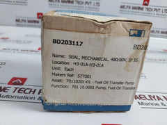 Eagle-burgmann/Allweiler 1.4571 Mechanical Seal Buka22-12/2915 480/60V, Ip 55