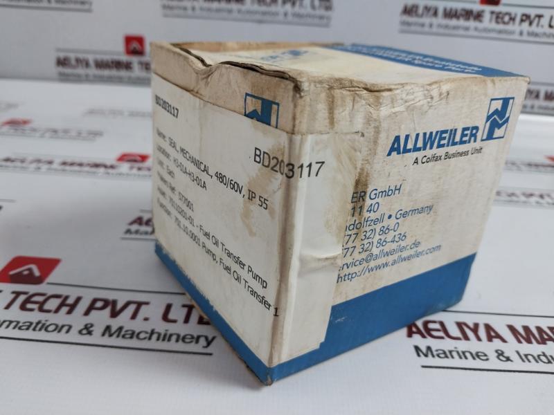 Eagle-burgmann/Allweiler 1.4571 Mechanical Seal Buka22-12/2915 480/60V, Ip 55