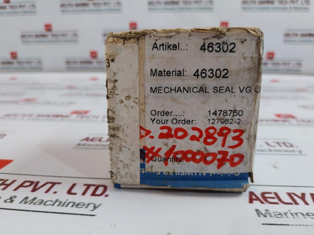 Allweiler/Eagle-burgmann 1.4571 Mechanical Seal Set Vg U3.1D-m32N/16R-b3Vvff 16Mm