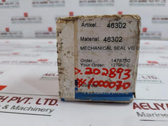Allweiler/Eagle-burgmann 1.4571 Mechanical Seal Set Vg U3.1D-m32N/16R-b3Vvff 16Mm