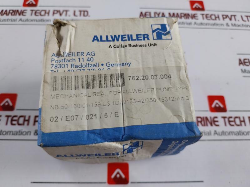 Eagle-burgmann 1,4401 Mechanical Seal Set For Pump Type Allweiler Ag