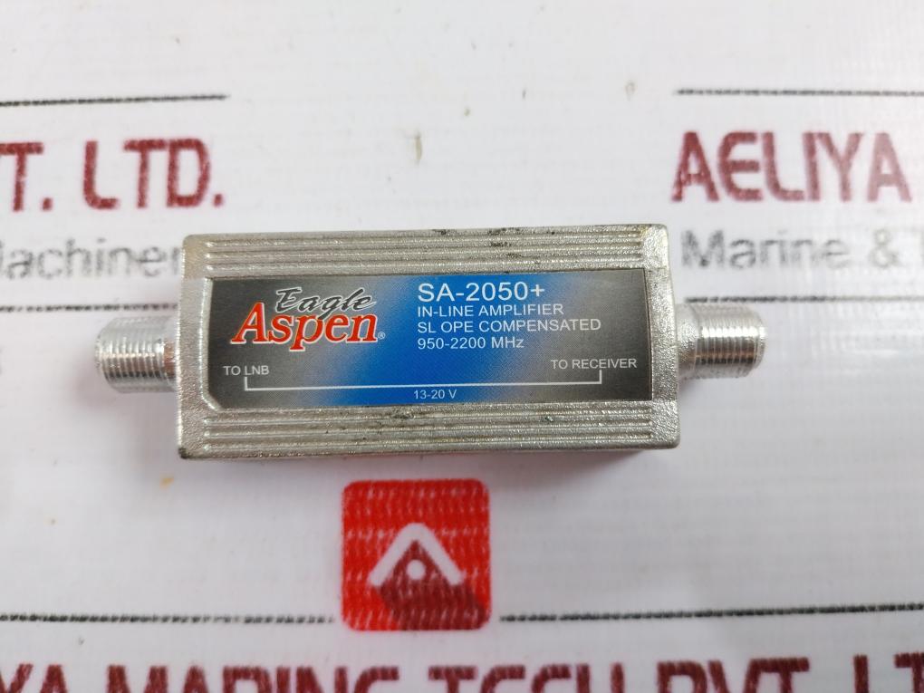 Eagle Aspen Sa-2050+ In-line Amplifier 13-20v 950-2200 Mhz