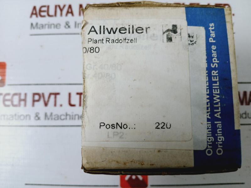 Allweiler/Eagleburgmann 1.4571 Mechanical Seal For Fuel Oil Service Pump Buka22-12/0614