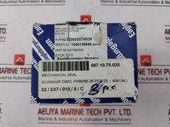 Eagleburgmann Bq1Vgg Mechanical Seal 2200252740/20 Buka22-12/3216