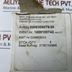 Eagleburgmann 1000100742 Mechanical Seal/Gleitringdichtung 2200309079/20