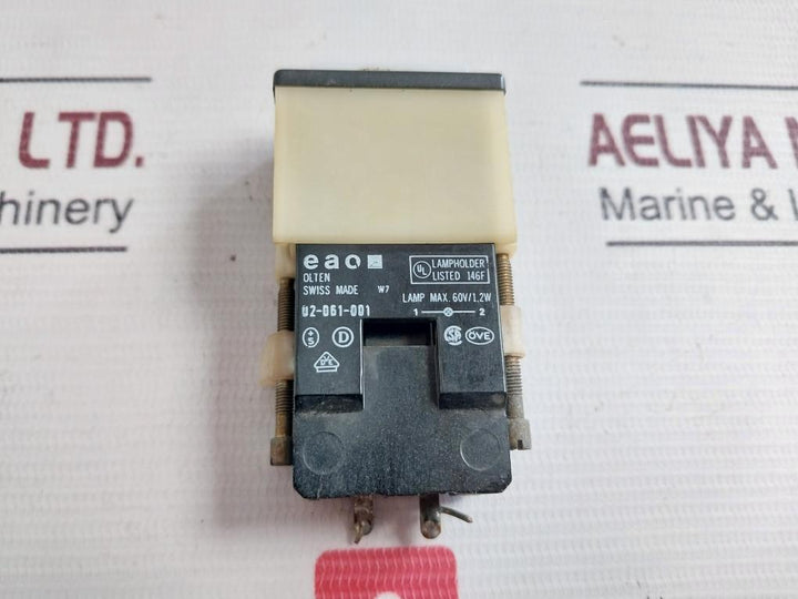 Eao 02-061-001 Lamp Holder 60V/1,2W