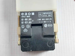 Eao 02-061.001 Panel Mounting Lamp Holder/actuator 60v/1-2w
