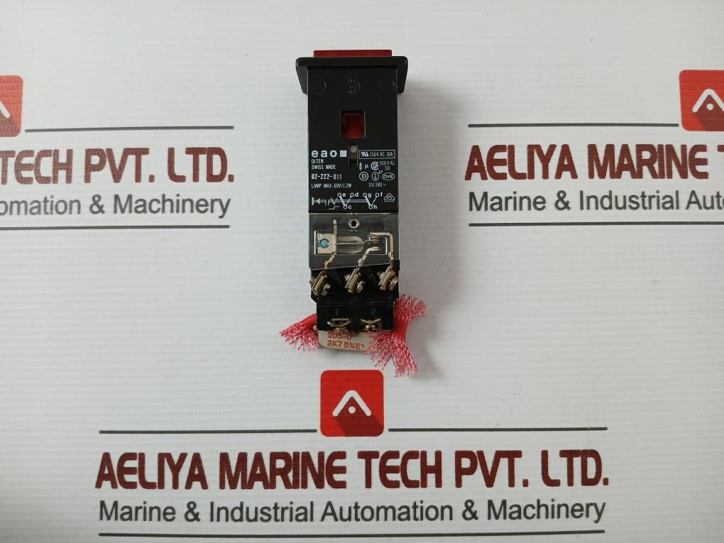 Eao 02-222-011 Illuminated Push Button Lamp Max.60V/1.2W