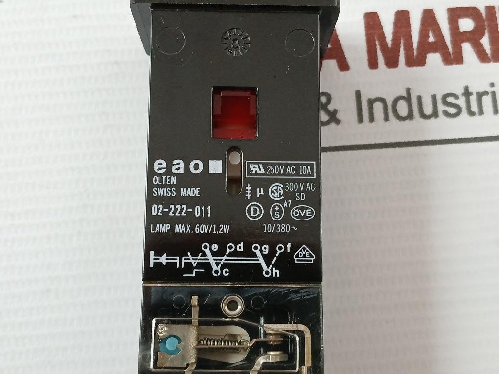 Eao 02-222-011 Illuminated Push Button Lamp Max.60V/1.2W