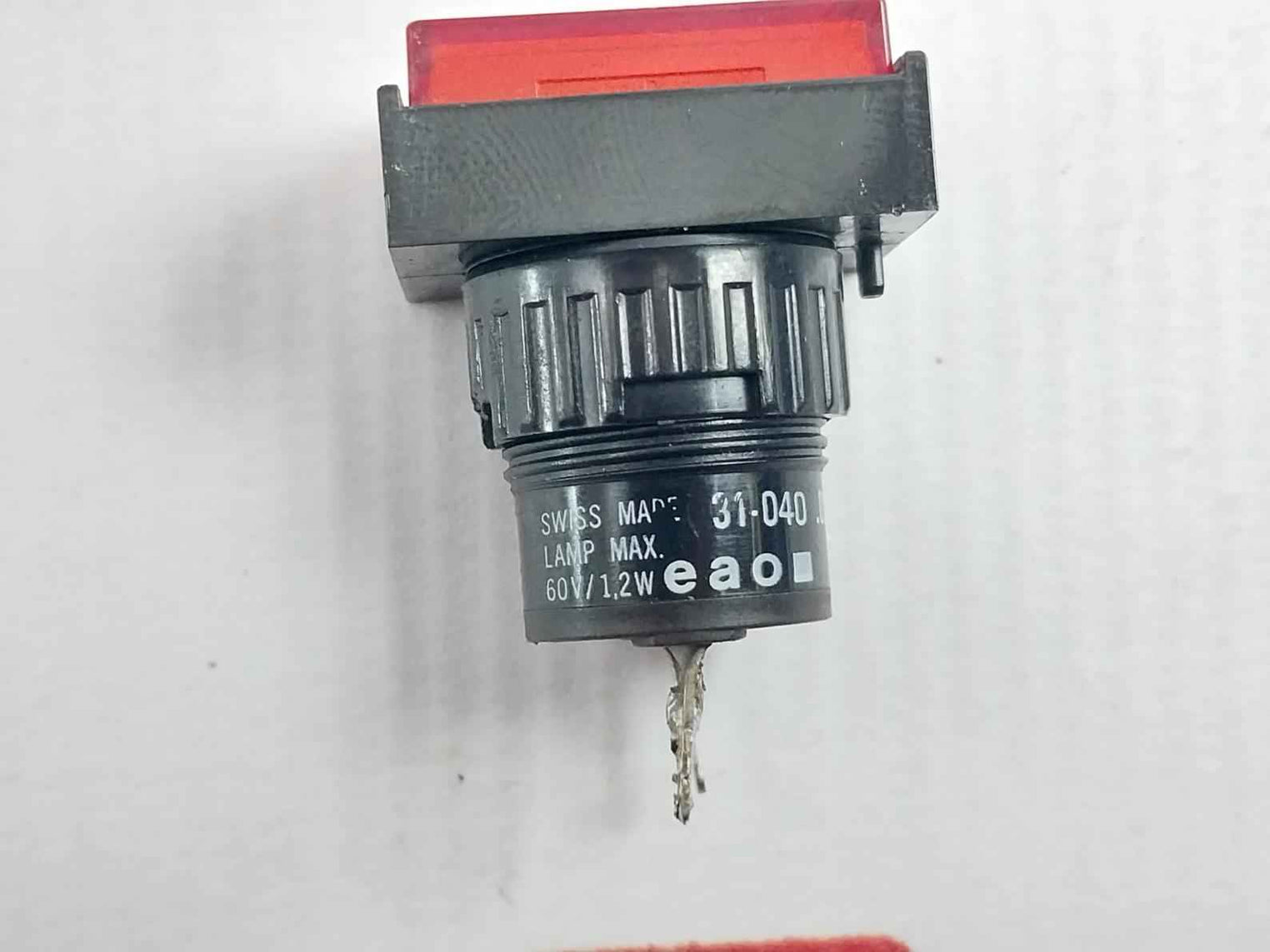 Eao 31-040.002 Red Led Indicator Actuator 1,2W/60V